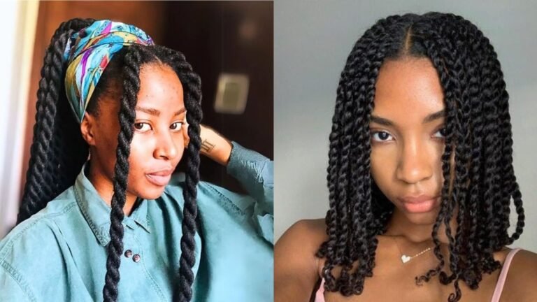 10 Twist Braids Hairstyle Ideas