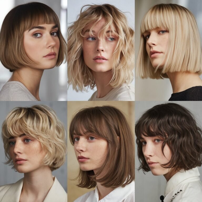 Bob Haircuts with Bangs