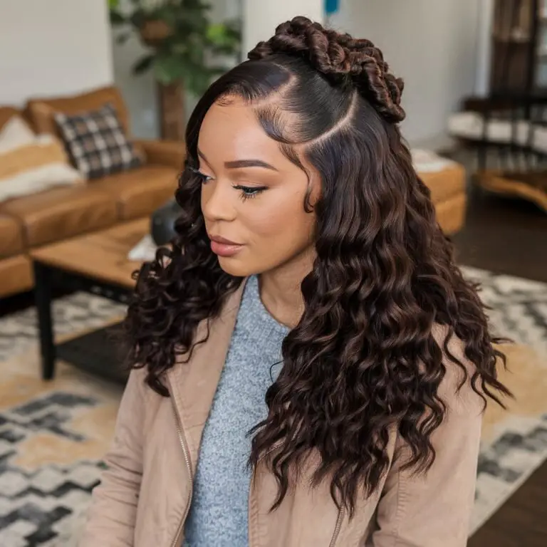 Hairstyles With Deep Wave Hair