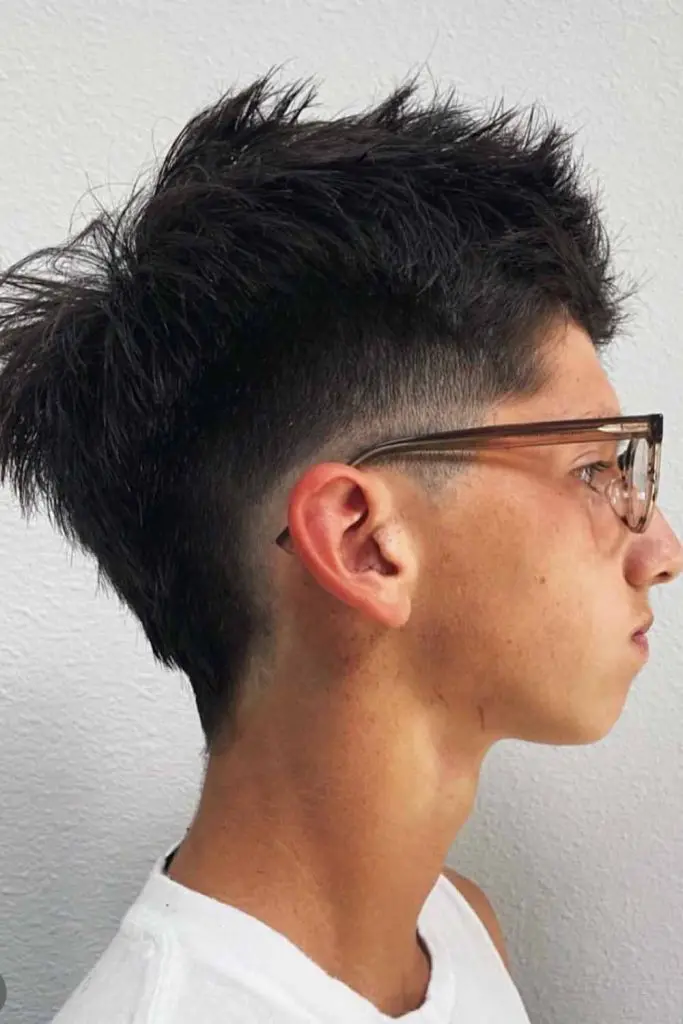 Messy & Spiky Modern Mullet