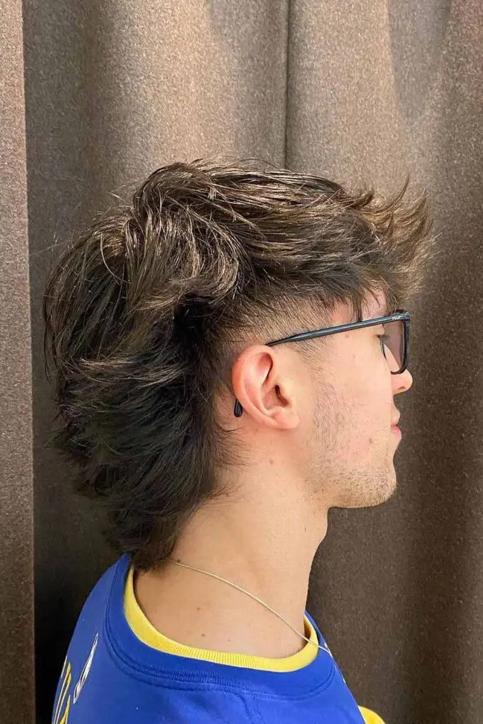 Shag Mullet on Medium Hair