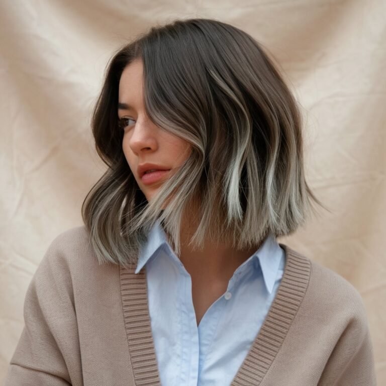 Fashionable Long Angled Bob Cuts