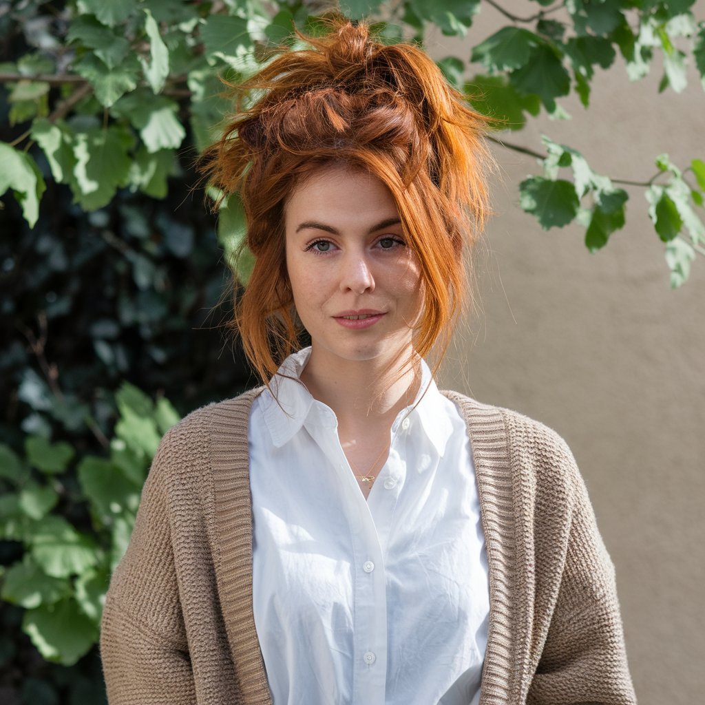 Fiery Chestnut Hair Color Ideas