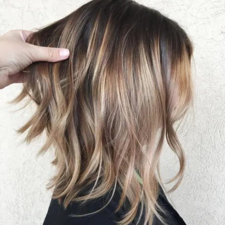 A-Line Lob with Balayage