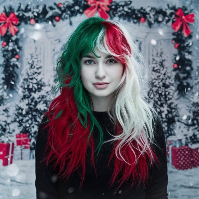 Christmas Hair Colors To Rave Over