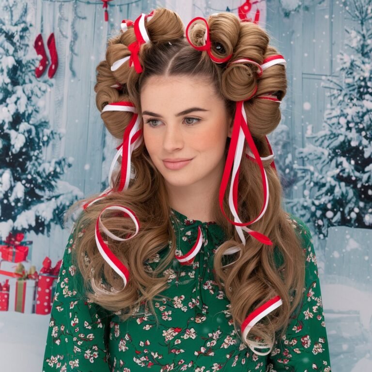 Easy Hairstyles for a Festive Christmas Look