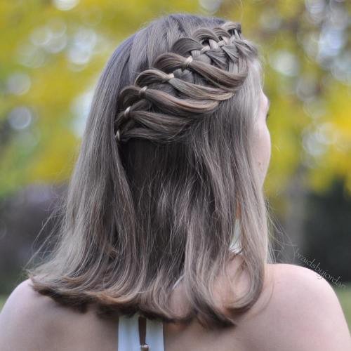 Four-Strand Waterfall Braid