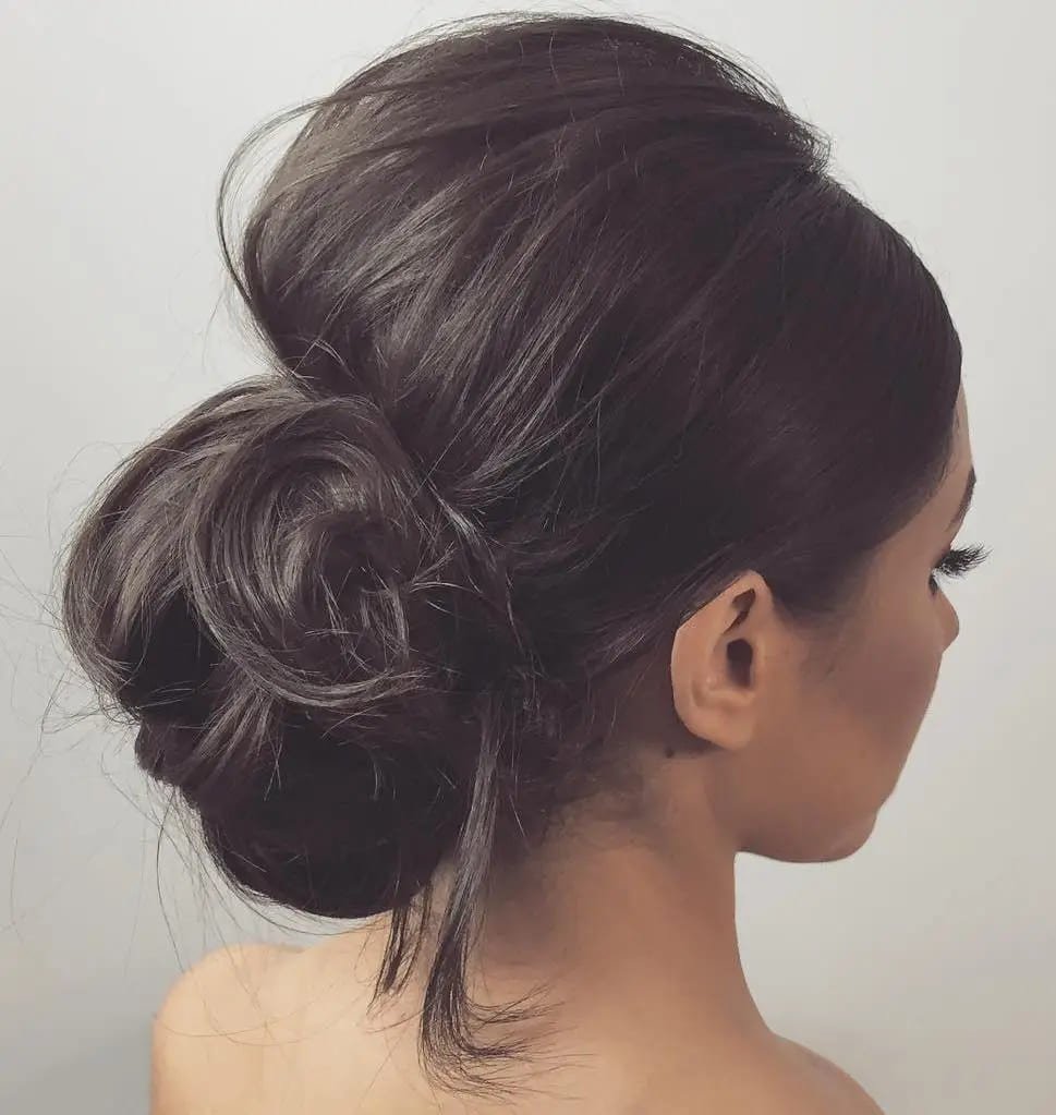  Messy Low Bun