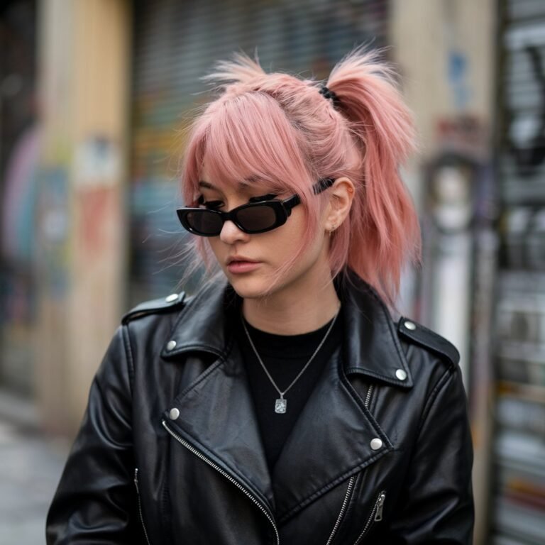 Sexy Hairstyles for Pink Hair