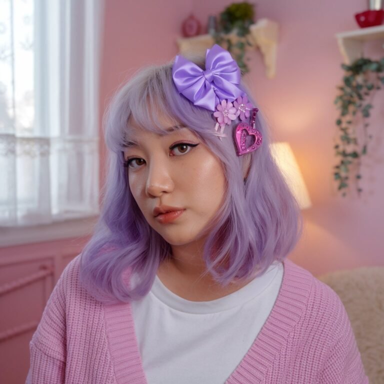 Vibrant Hairstyle Ideas for Purple Hair