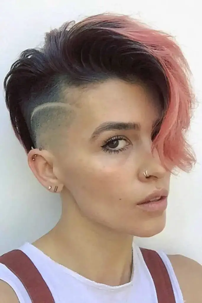 Bold Undercut With Side Part