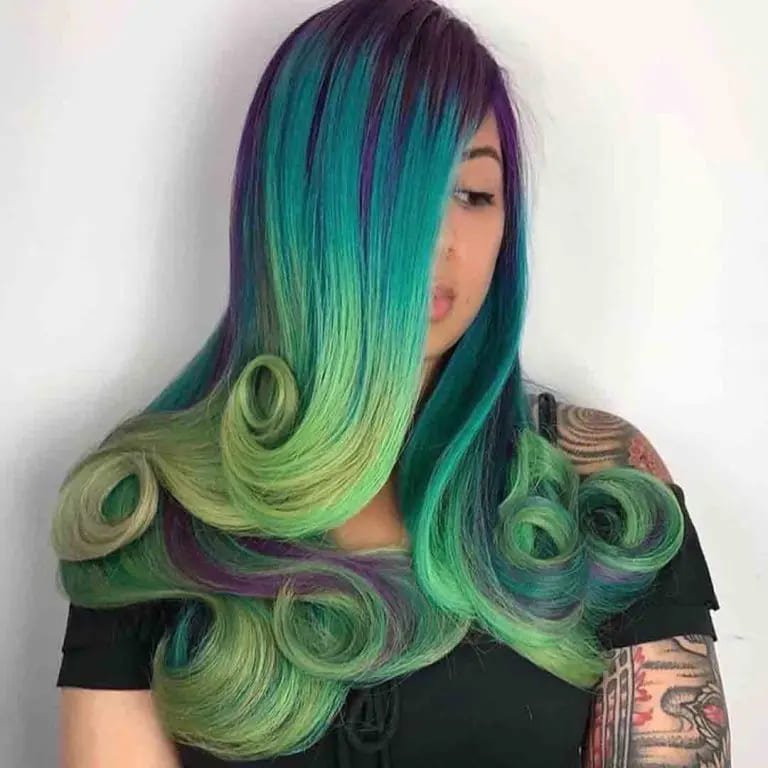 Chic Octopus Haircut on Mermaid Hair