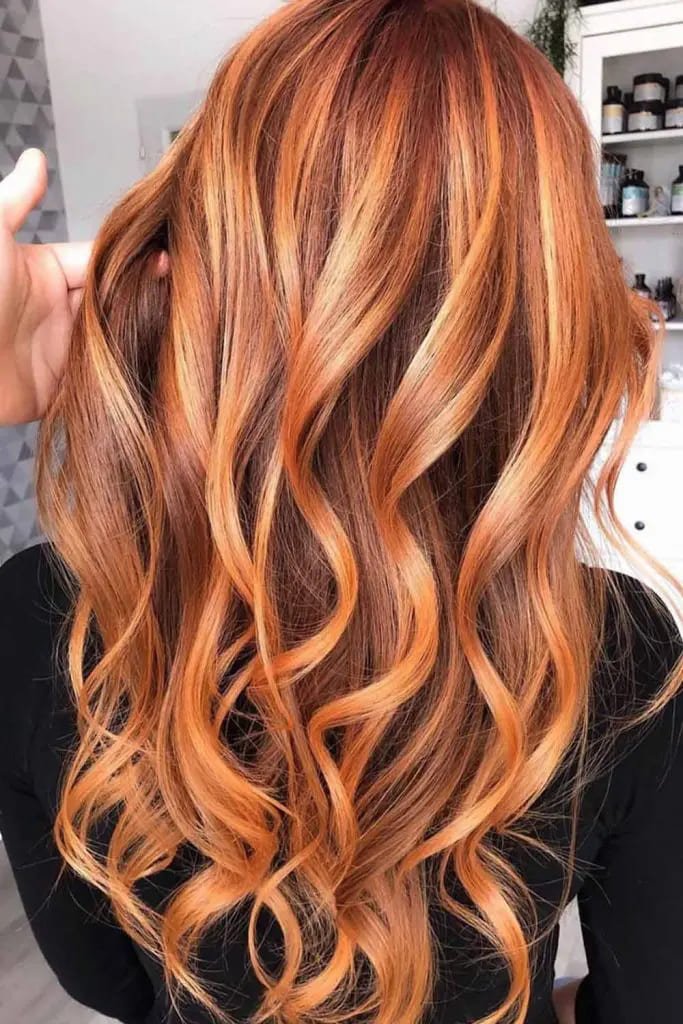  Golden Copper Highlights