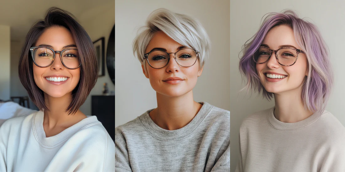 10 Chic Haircuts with Glasses