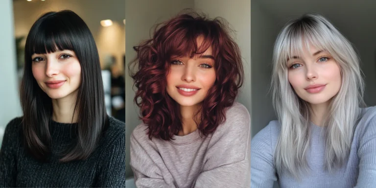 10 Must-See Medium Length Hairstyles with Bangs