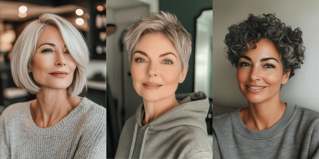 10 Short Hairstyles for Older Women with Thick Hair