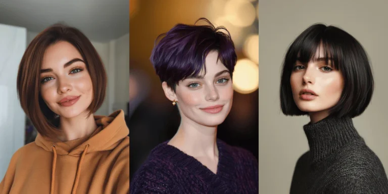 10 Stylish Short Hairstyles for Round Faces
