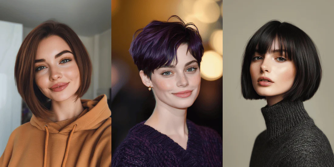 10 Stylish Short Hairstyles for Round Faces 1
