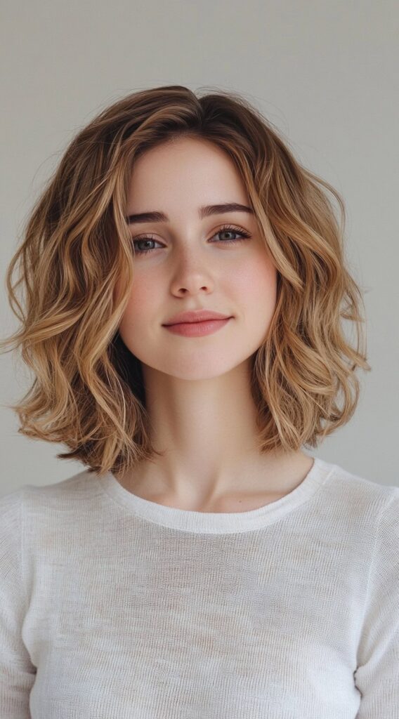 10 Modern and Stylish Brown Bob Hairstyles 11 Beachy Waves Bob