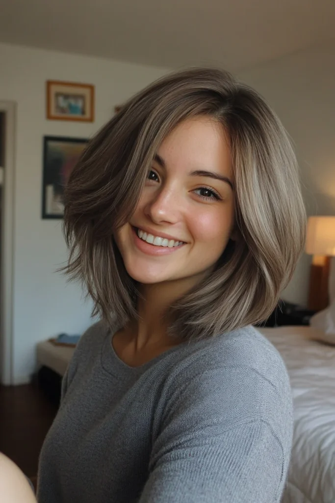 10 Chic French Bob Hairstyles 2 Classic French Bob in Deep Chestnut