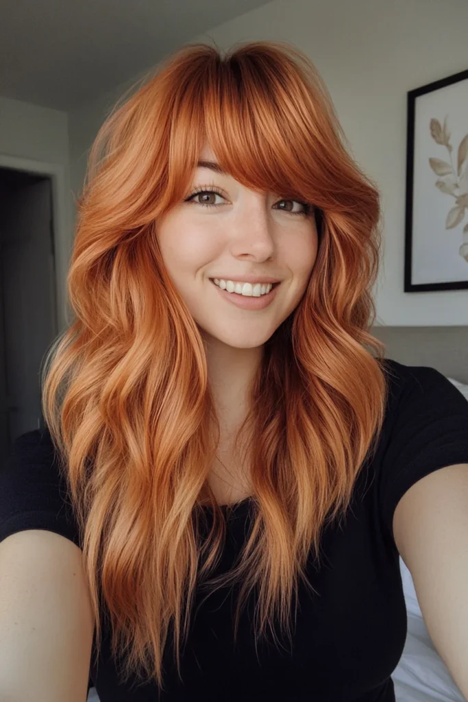 10 Stunning Shaggy Mullet Haircuts 8 Copper-Toned Retro Shag Mullet