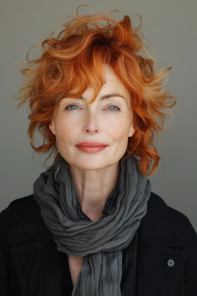 10 Stylish Shag Hairstyles for Women Over 50 4 Curly Shag for Older Women