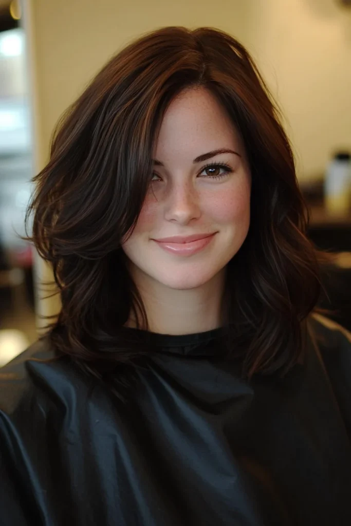 Dark Chocolate Wavy Bob