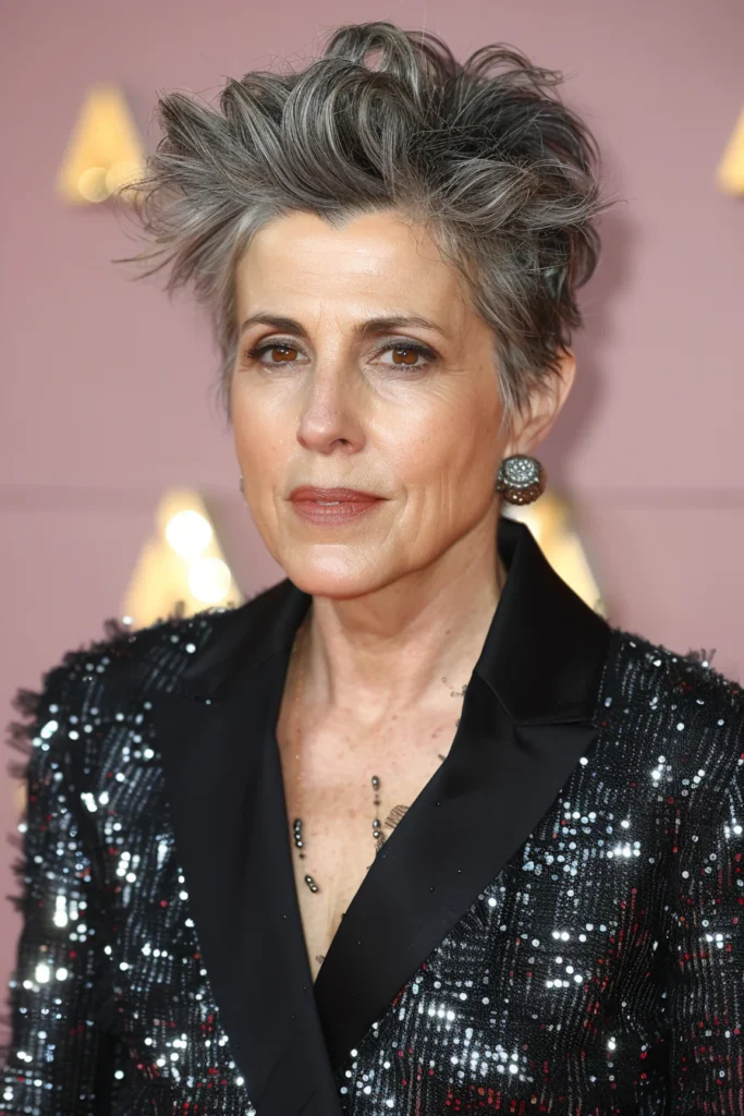 10 Stylish Shag Hairstyles for Women Over 50 6 Pixie Shag for Thick Hair