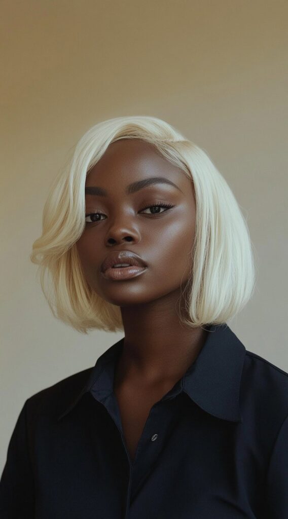 10 Modern Blonde Bob Hairstyles 11 Platinum Blonde Bob with Subtle Volume