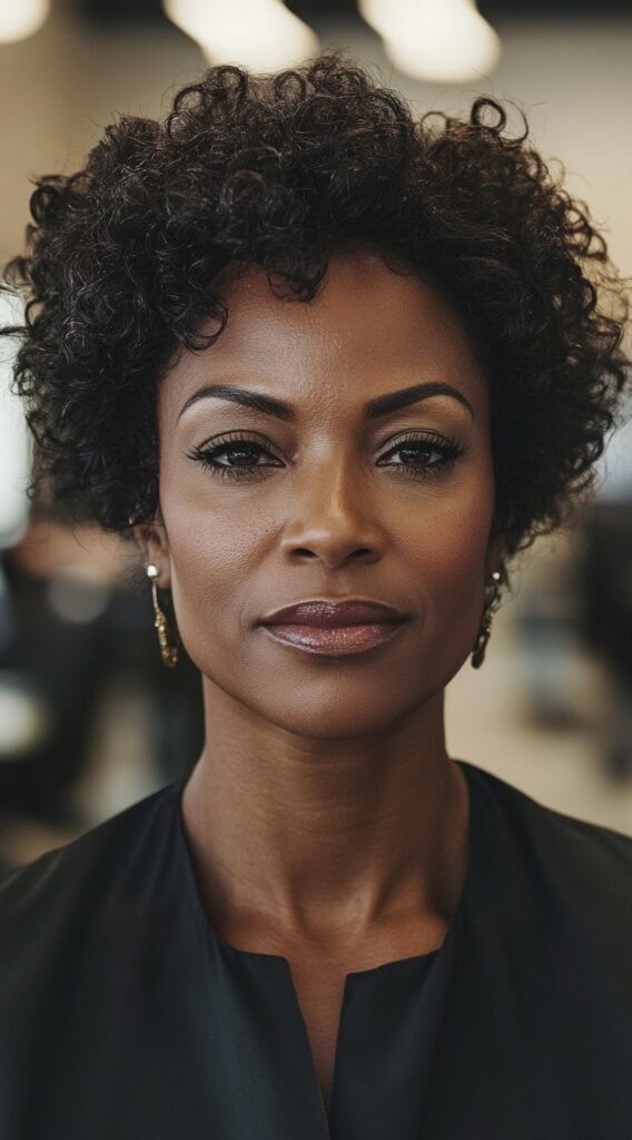10 Older Black Women Hairstyles for Over 50 9 Short Layered Curls