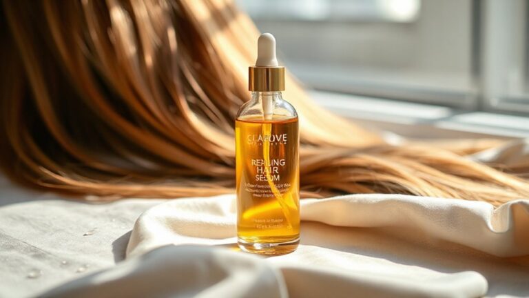 apply serum for shine