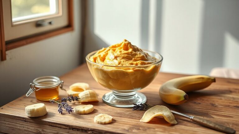 banana hair mask application