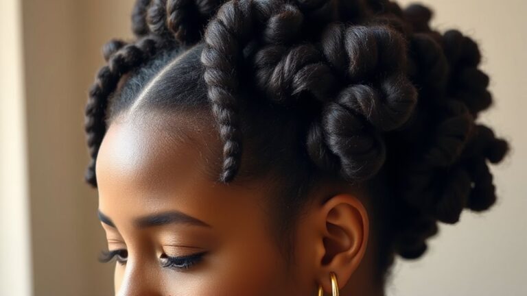 bantu knots step guide