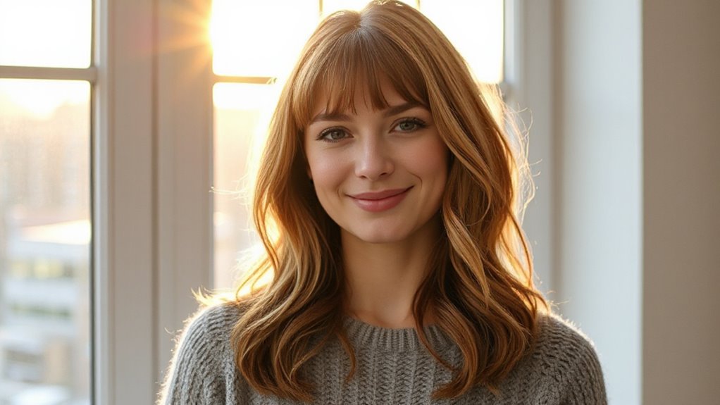 easily style curtain bangs