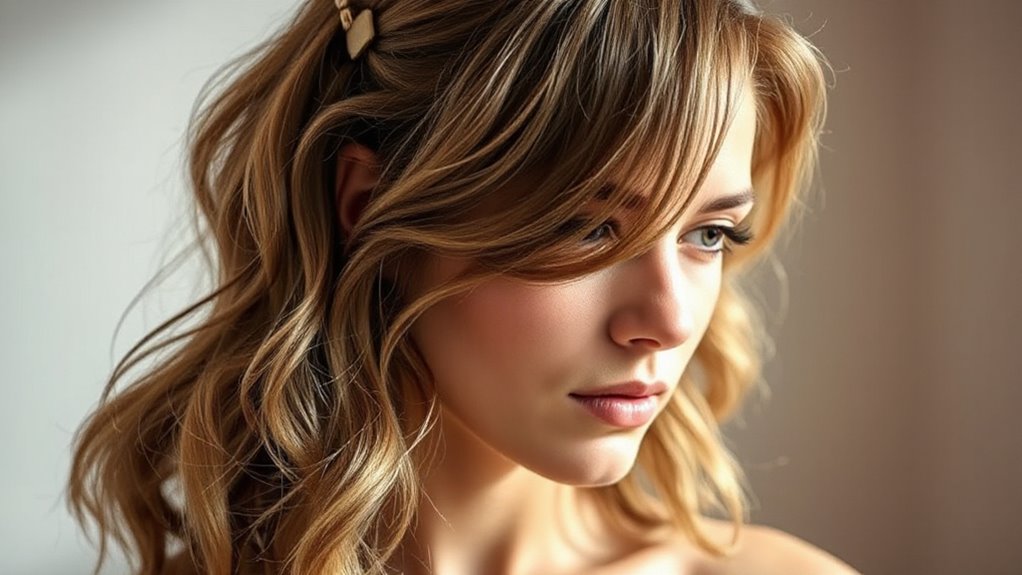 effortless medium hair styling