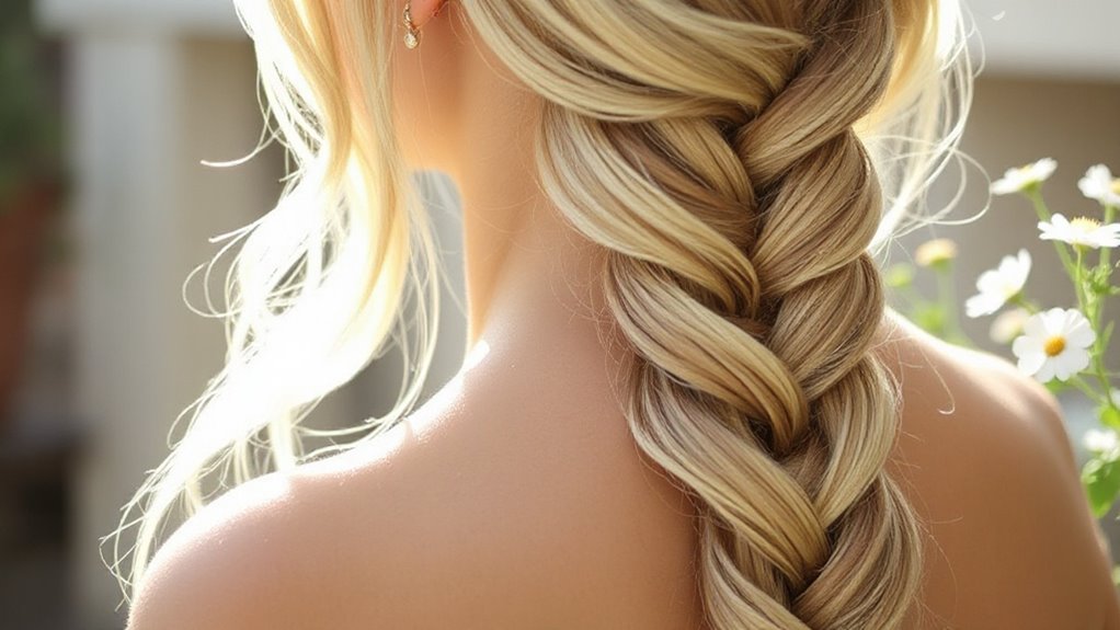 fishtail braid hair tutorial