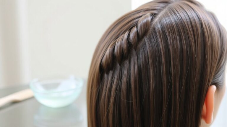 flake free hair gel application