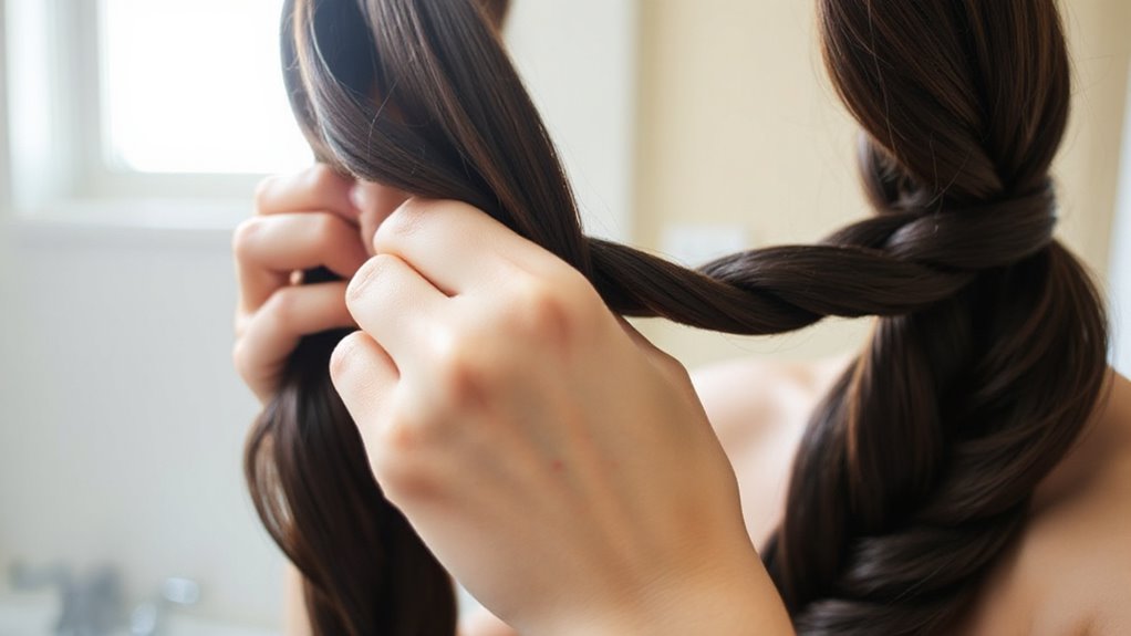 french braid hair tutorial