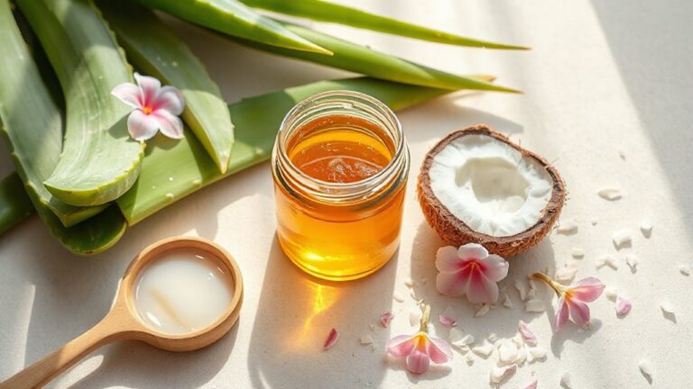 honey hair mask application