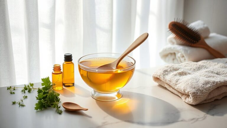 hot oil hair treatment