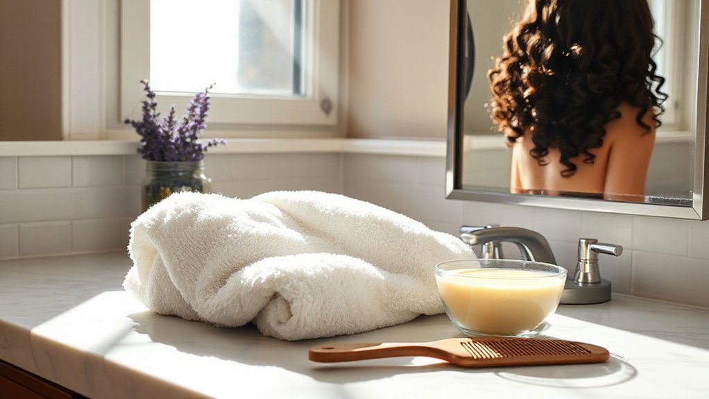 plopping technique for curls