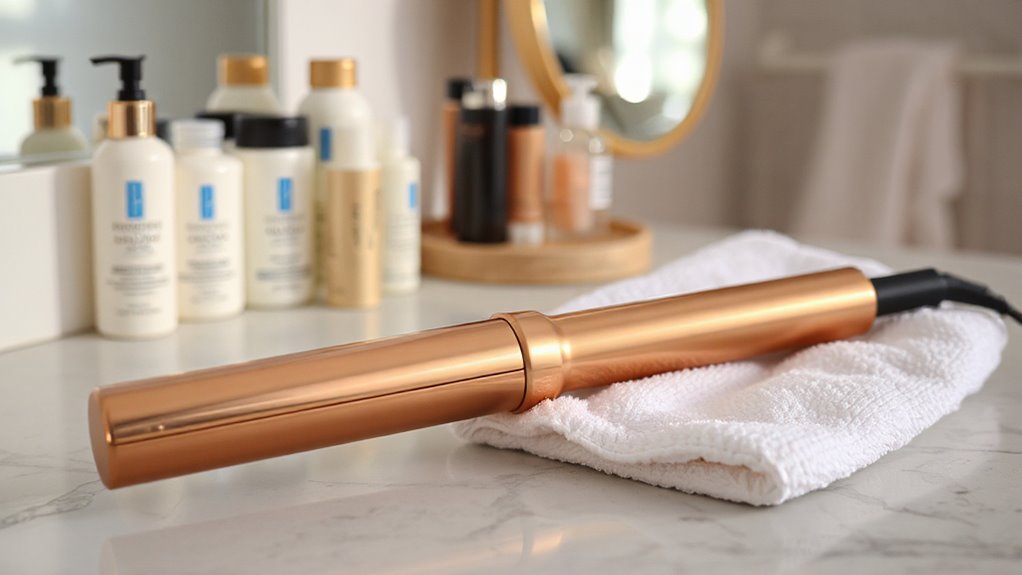proper curling iron technique