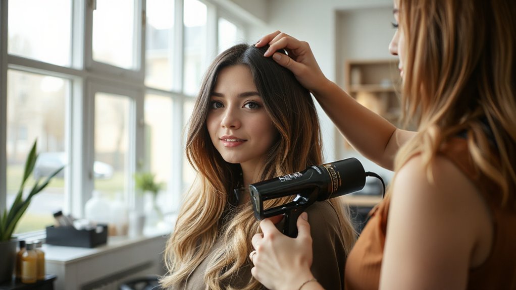 safe dark to blonde transition