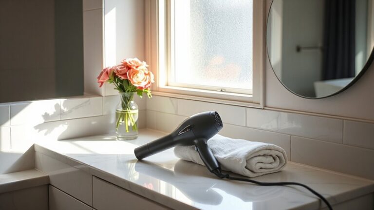 safe home blow drying