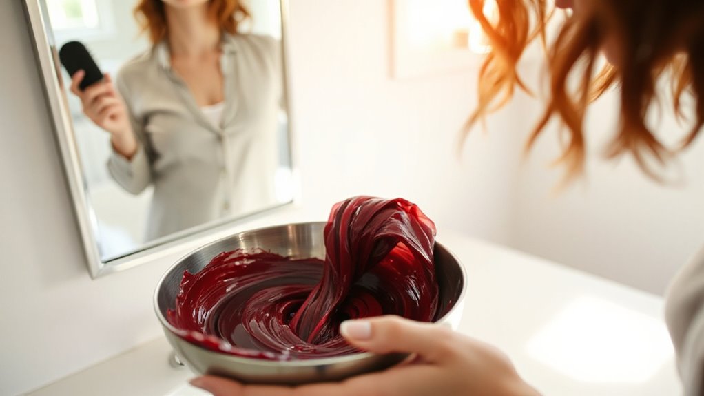 safe home hair dyeing