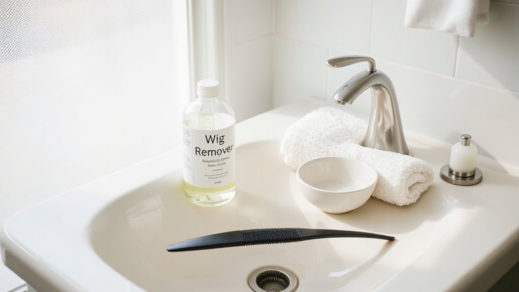 safely remove wig glue