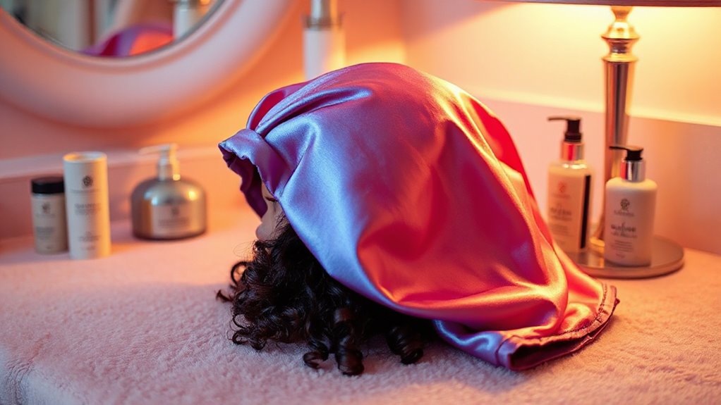 satin bonnet hair protection