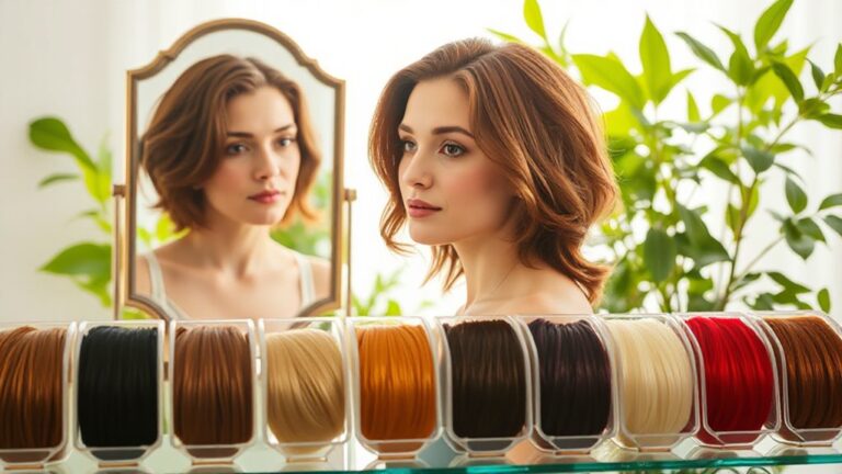 select flattering hair color