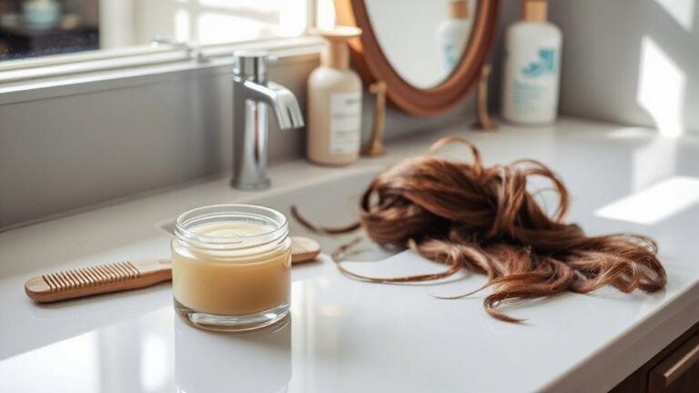 styling with hair wax