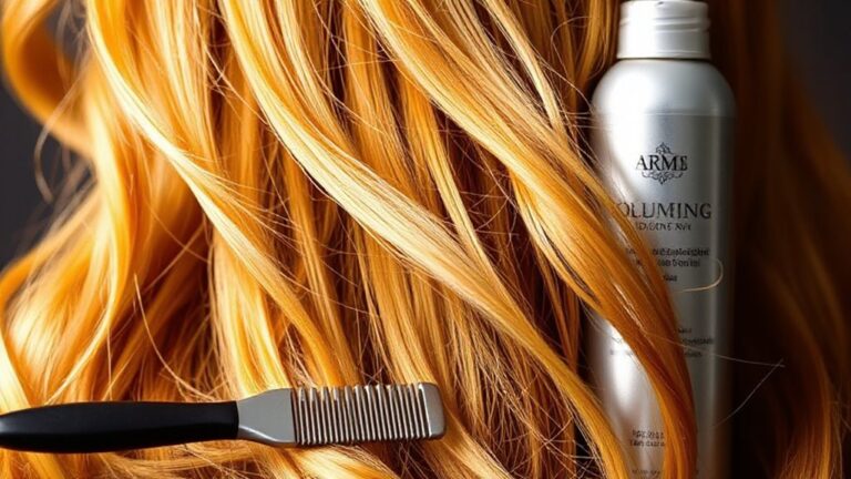 tease hair for volume